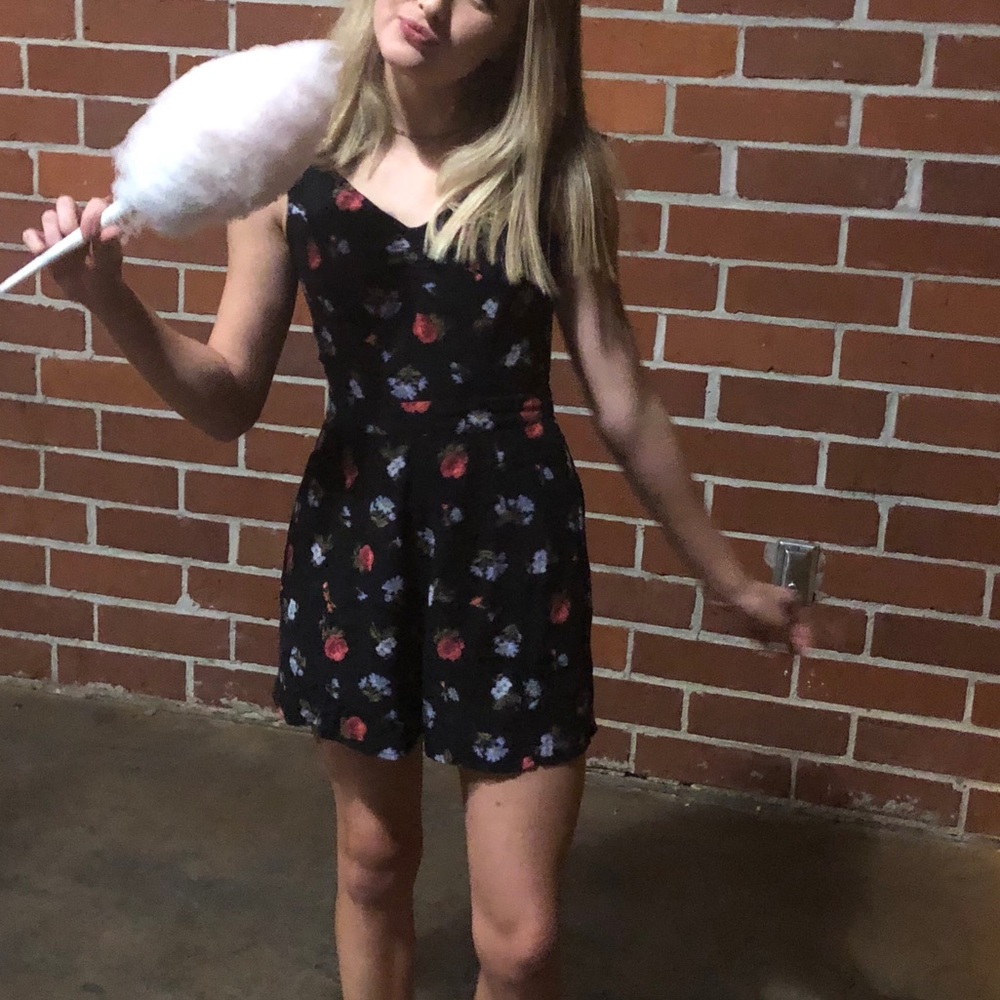 American Eagle Floral Romper